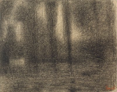 Poplars by Georges Seurat